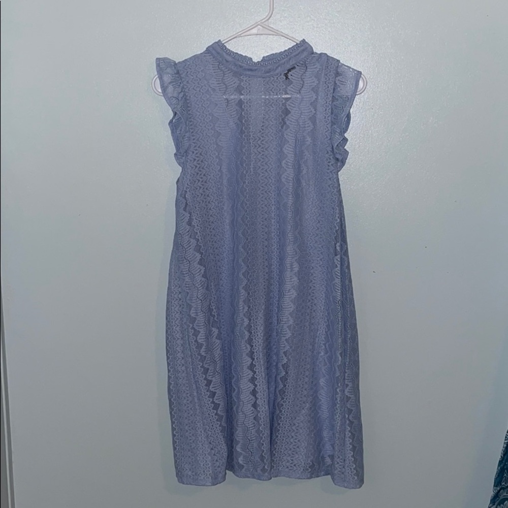 Blue ruffle dress 💙